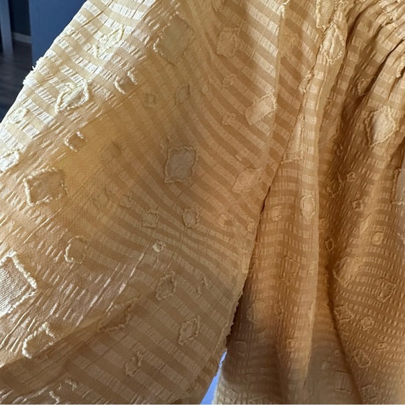 Astr Mustard Off-Shoulder Top - Picture 3 of 4